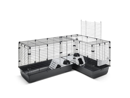 CUBIX CORNER / SPACE SAVING SMALL ANIMAL CAGE BLACK