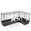 CUBIX CORNER / SPACE SAVING SMALL ANIMAL CAGE BLACK