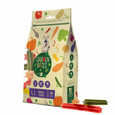 GARDEN BITES DENTAL STICKS LARGE POUCH 16cm