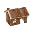 SMALL ANIMAL WOODEN LODGE BARK