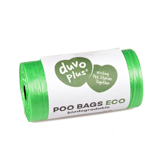 POOP BAGS ECO BIODEGRADABLE GREEN