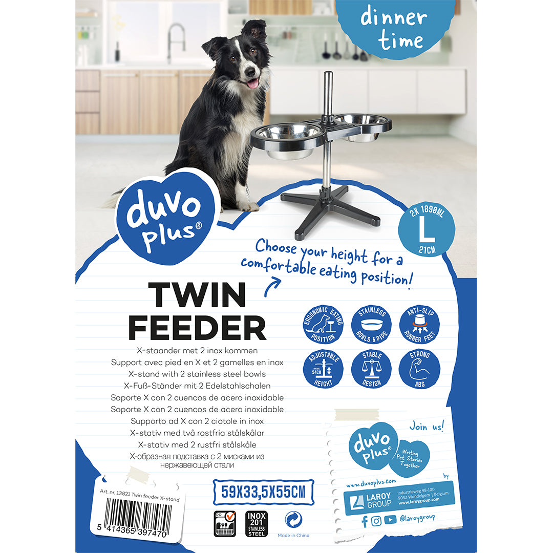TWIN FEEDER X-STAND LARGE