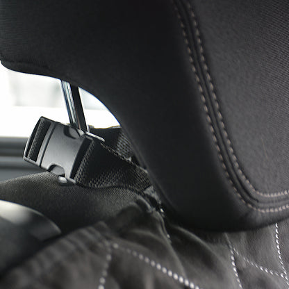 BACK SEAT COVER WITH EDGE BLACK