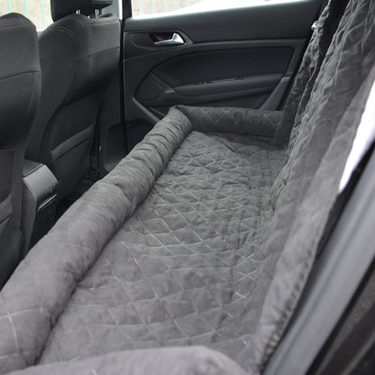 BACK SEAT COVER WITH EDGE BLACK