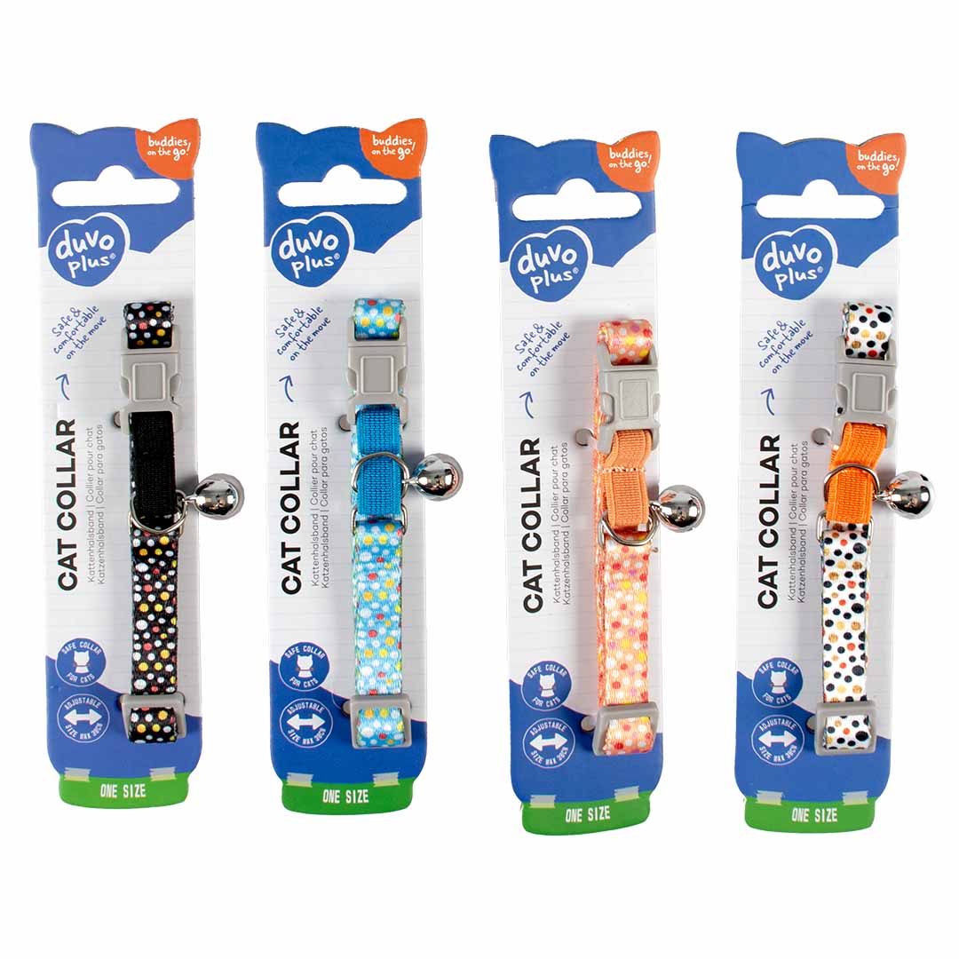 CAT COLLAR COLORFUL BALLS