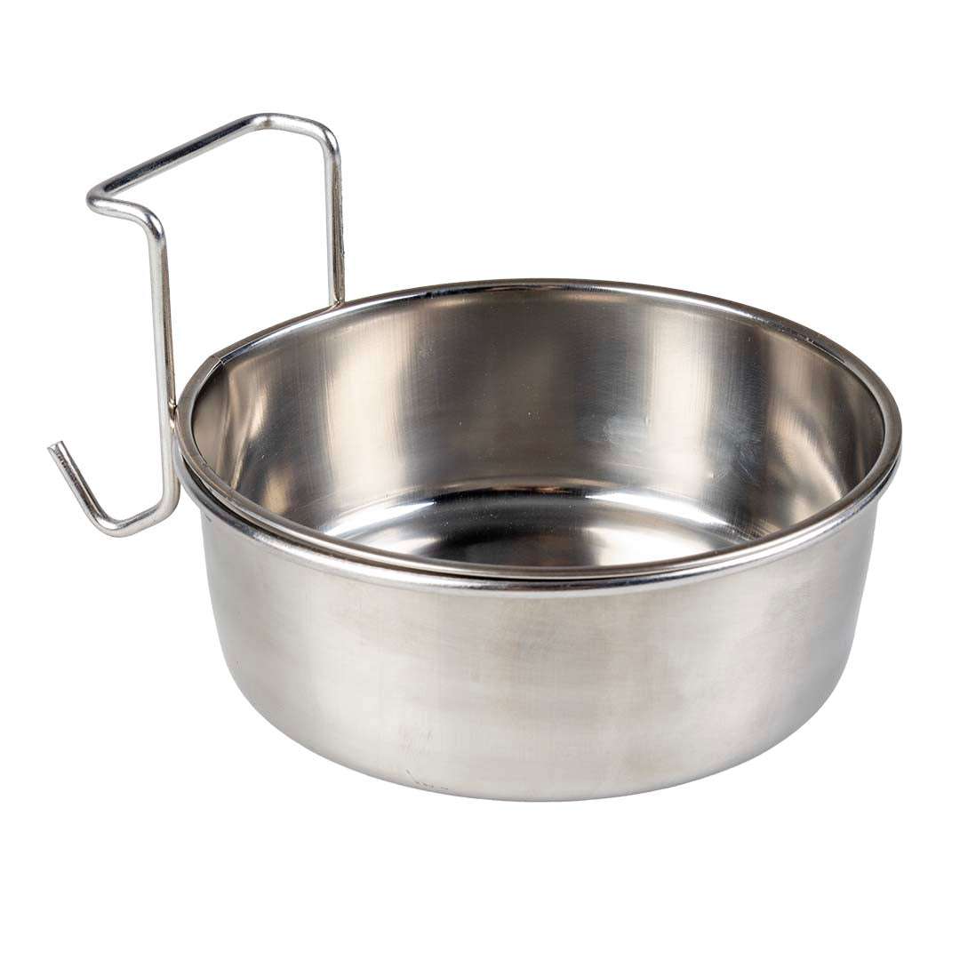COOP CUP BIRD INOX + HOOK SILVER