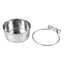 COOP CUP BIRD INOX + SCREW SILVER