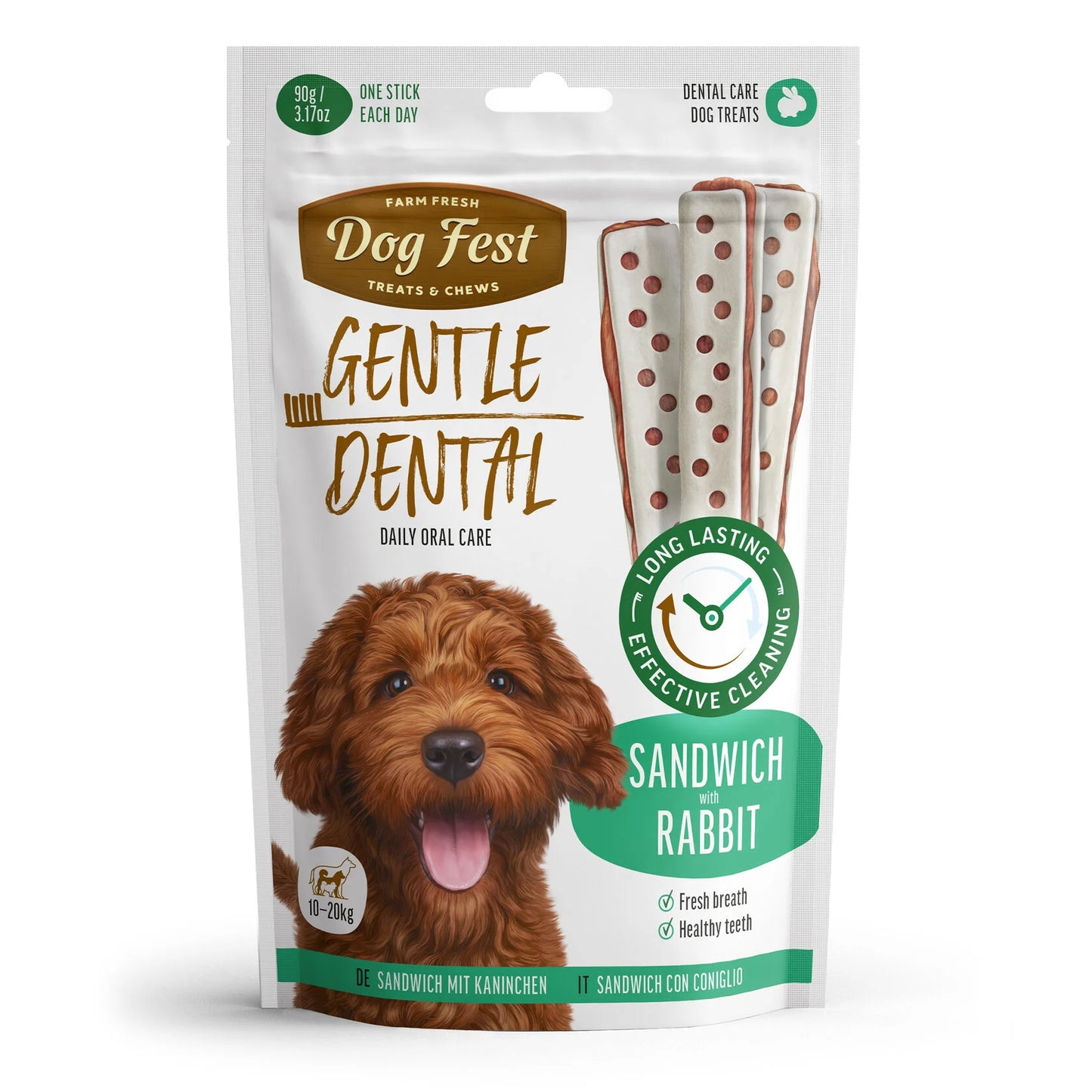 DENTAL SANDWICH FOR DOGS