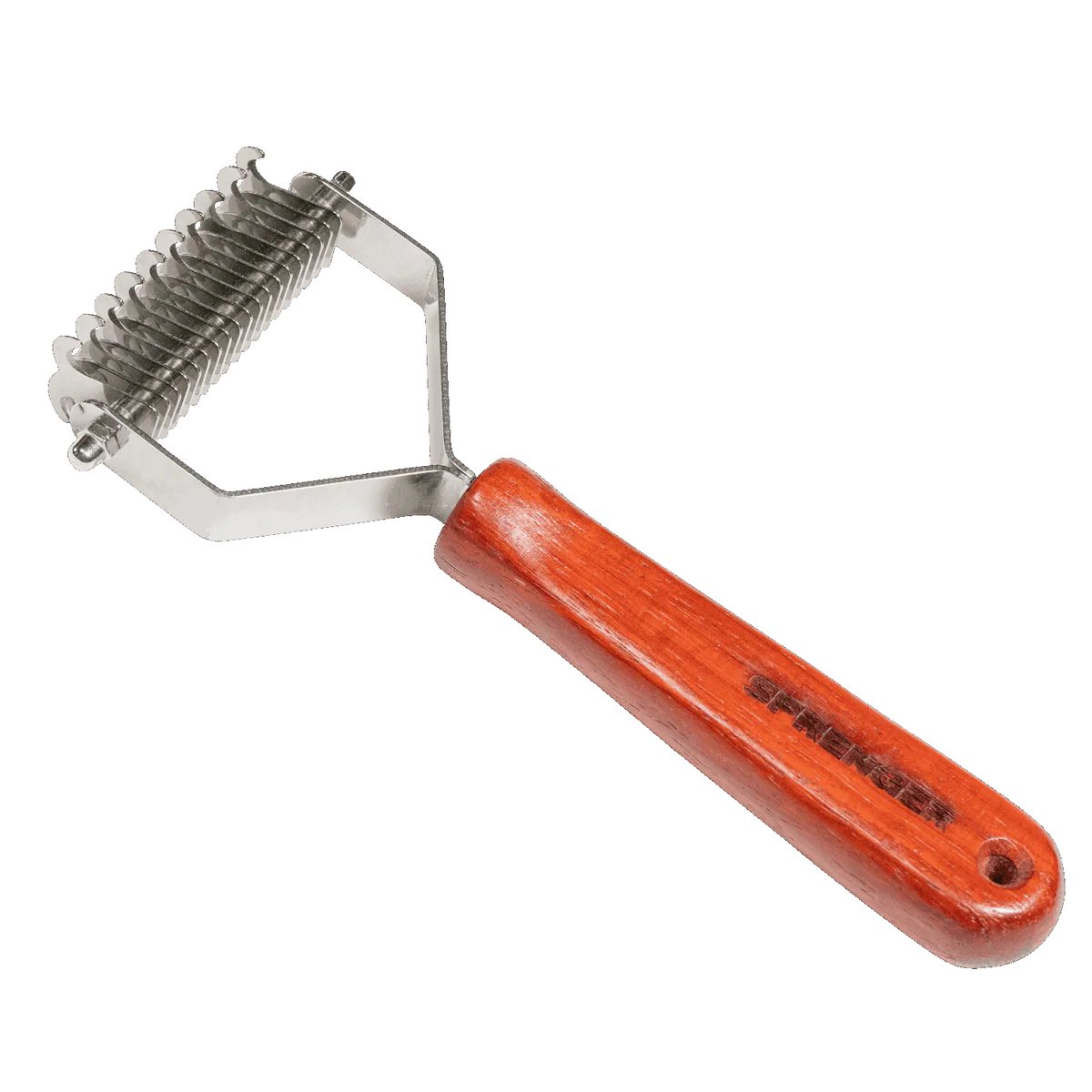 DOUBLE SIDED UNDERCOAT BRUSH W/STAINLESS STEEL TINES