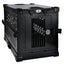 K9 KENNEL BOSS ALUMINIUM DOG CRATE BLACK