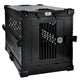 K9 KENNEL BOSS ALUMINIUM DOG CRATE BLACK