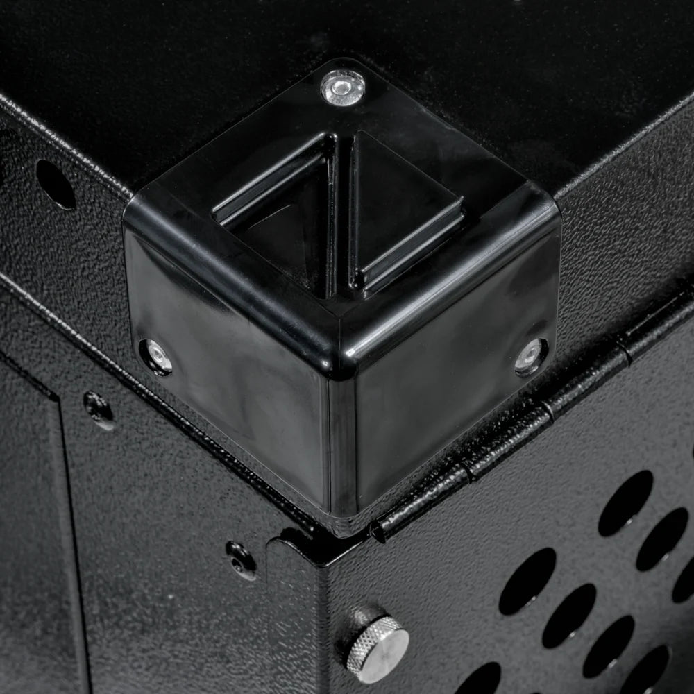 K9 KENNEL BOSS ALUMINIUM DOG CRATE BLACK