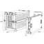 K9 KENNEL BOSS ALUMINIUM DOG CRATE GREY