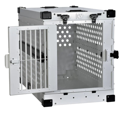 K9 KENNEL BOSS ALUMINIUM DOG CRATE WHITE