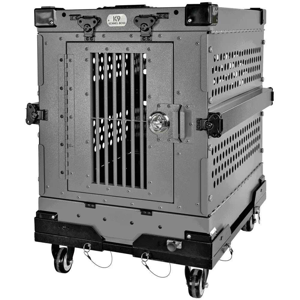 CART FOR K9 BOSS DOG CRATE BLACK