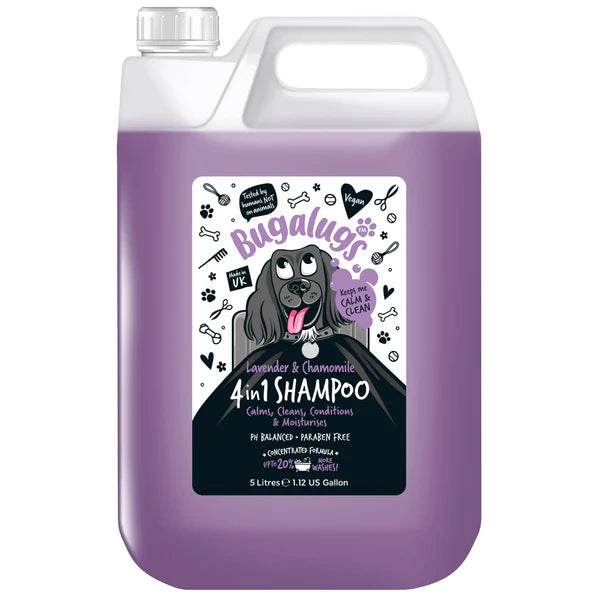 BUGALUGS ALL IN 4in1 DOG SHAMPOO (LAVENDER&CHAMOMILE)