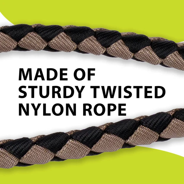 FERPLAST TWIST LEASH BROWN