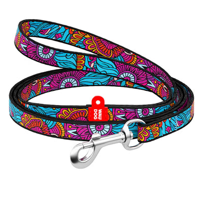 WAUDOG NYLON DOG LEASH SUMMER DESIGN