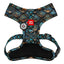WAUDOG MESH BREATHABLE DOG HARNESS WITH QR-PET TAG LEOPARD DESIGN