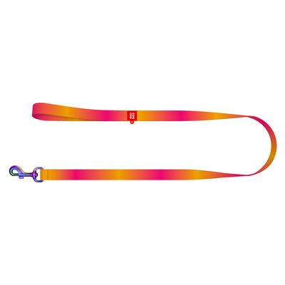 WAUDOG NYLON DOG LEASH GRADIENT ORANGE
