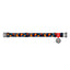 WAUDOG NYLON DOG COLLAR WITH QR PASSPORT ORANGES DESIGN
