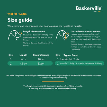 BASKERVILLE WIDE FIT MUZZLE