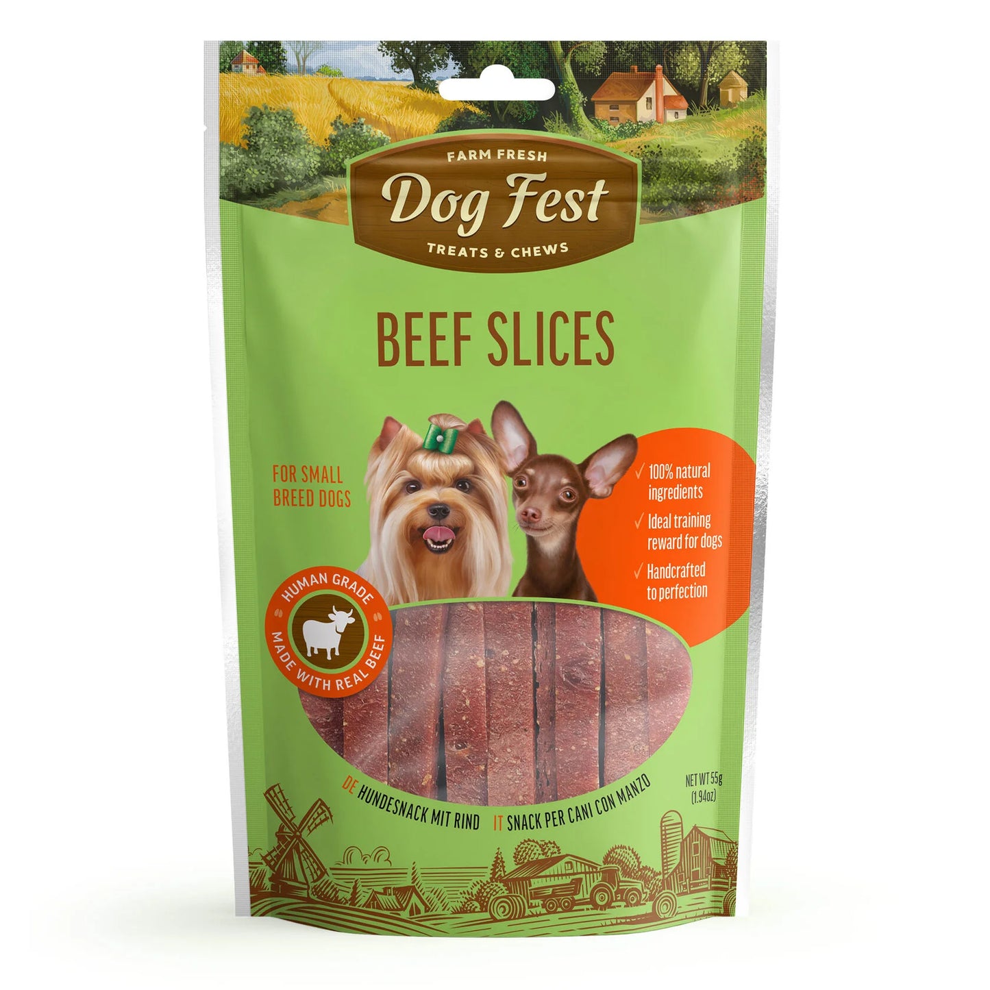 BEEF SLICES FOR SM BREEDS