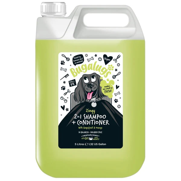 ZINGY 2-IN-1 SHAMPOO & CONDITIONER WITH GRAPEFRUIT & ORANGE