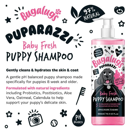 BUGALUGS PUPARAZZI BABY FRESH PUPPY SHAMPOO