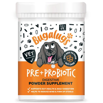 BUGALUGS NATURAL PRE & PROBIOTIC DIGESTIVE SUPPLEMENT