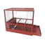CONCURSO CAGE BROWN PLASTIC AND GALVANIZED STEEL