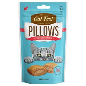 CATFEST PILLOWS WITH BEEF CRÈME FOR CATS 30g