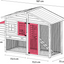 CHICKEN HOUSE VIGO RUSTIC GRAY