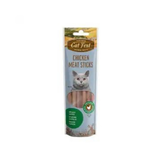 CHICKEN MEAT STICKS FOR CATS 45G