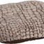 CUSHION SNOOZY OVAL + ZIPPER BROWN