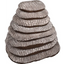 CUSHION SNOOZY OVAL + ZIPPER BROWN