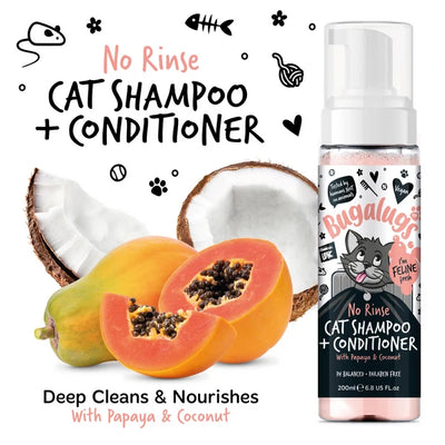 NO RINSE CAT SHAMPOO & CONDITIONER