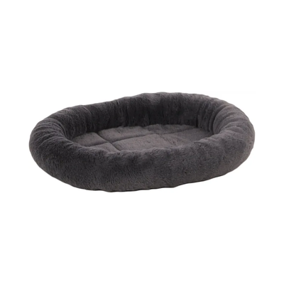 CUSHION ISAURA OVAL DARK GREY