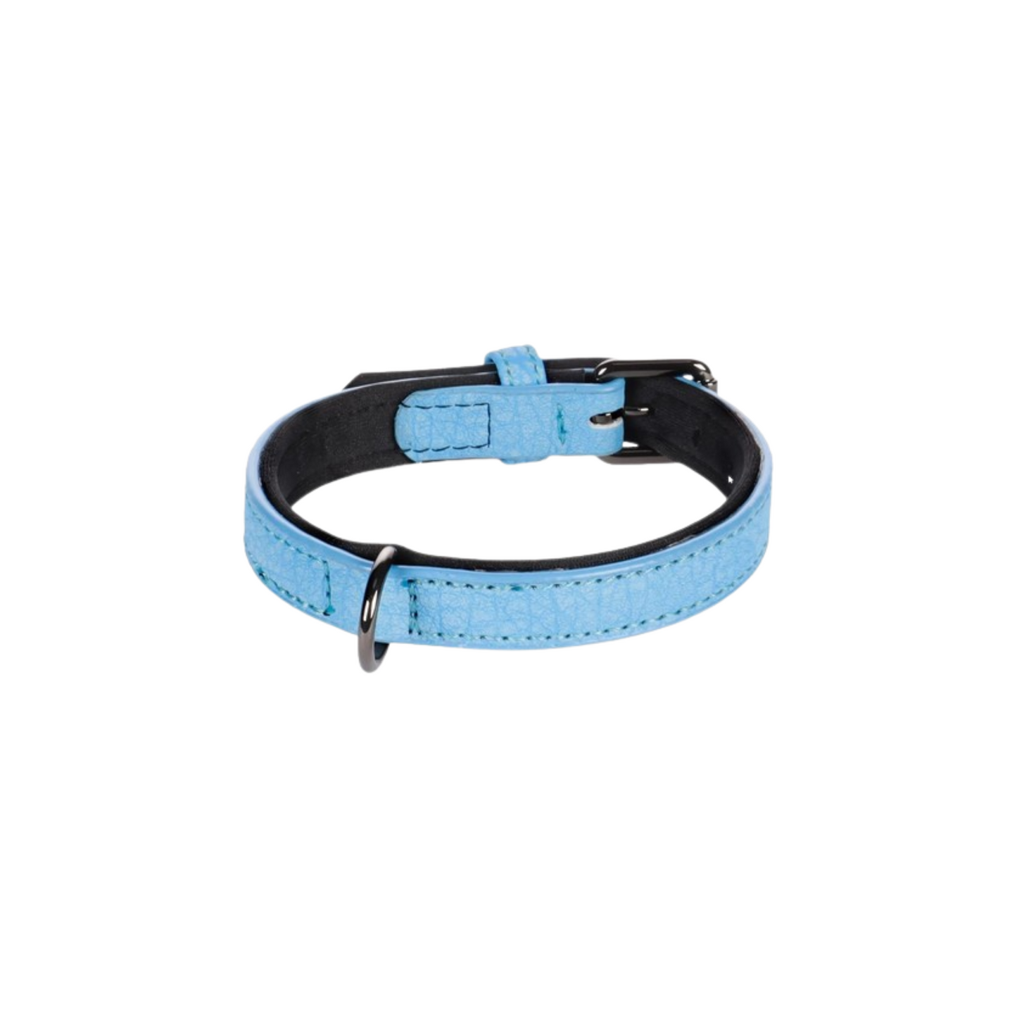 DOG COLLAR WITH NEOPREME LEZA BLUE