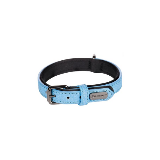 DOG COLLAR WITH NEOPREME LEZA BLUE
