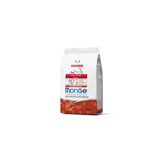 Monge Dog Min Adult Lamb with Rice and Potatoes 800 g