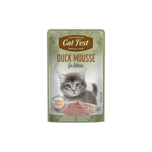 DUCK MOUSSE FOR KITTENS 70G