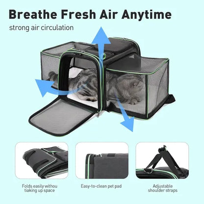 PET TRAVEL BAG 4WAY 7kg/Max