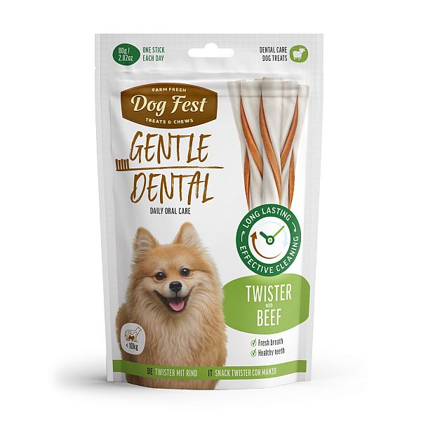 DOG FEST TWISTER DENTAL 9cm