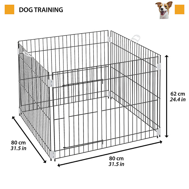 DOG TRAINING CAGE PEN BLUE