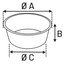 FEEDING AND DRINKING BOWL EZRA
