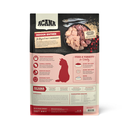 Acana Indoor Entrée Dry Cat Food, 1.8 kg
