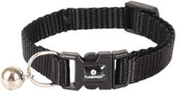 KITTEN COLLAR ZIGGI BLACK 15-22cm / 10mm