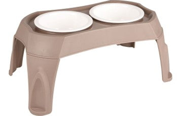 FEEDING AND DRINKING BOWL DUO DINNER STAND MAGNI