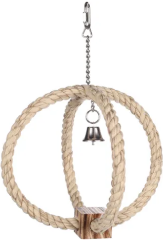 PARAKEET TOY BBQ RING KOZMO